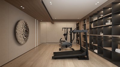 现代家居健身房3D模型下载